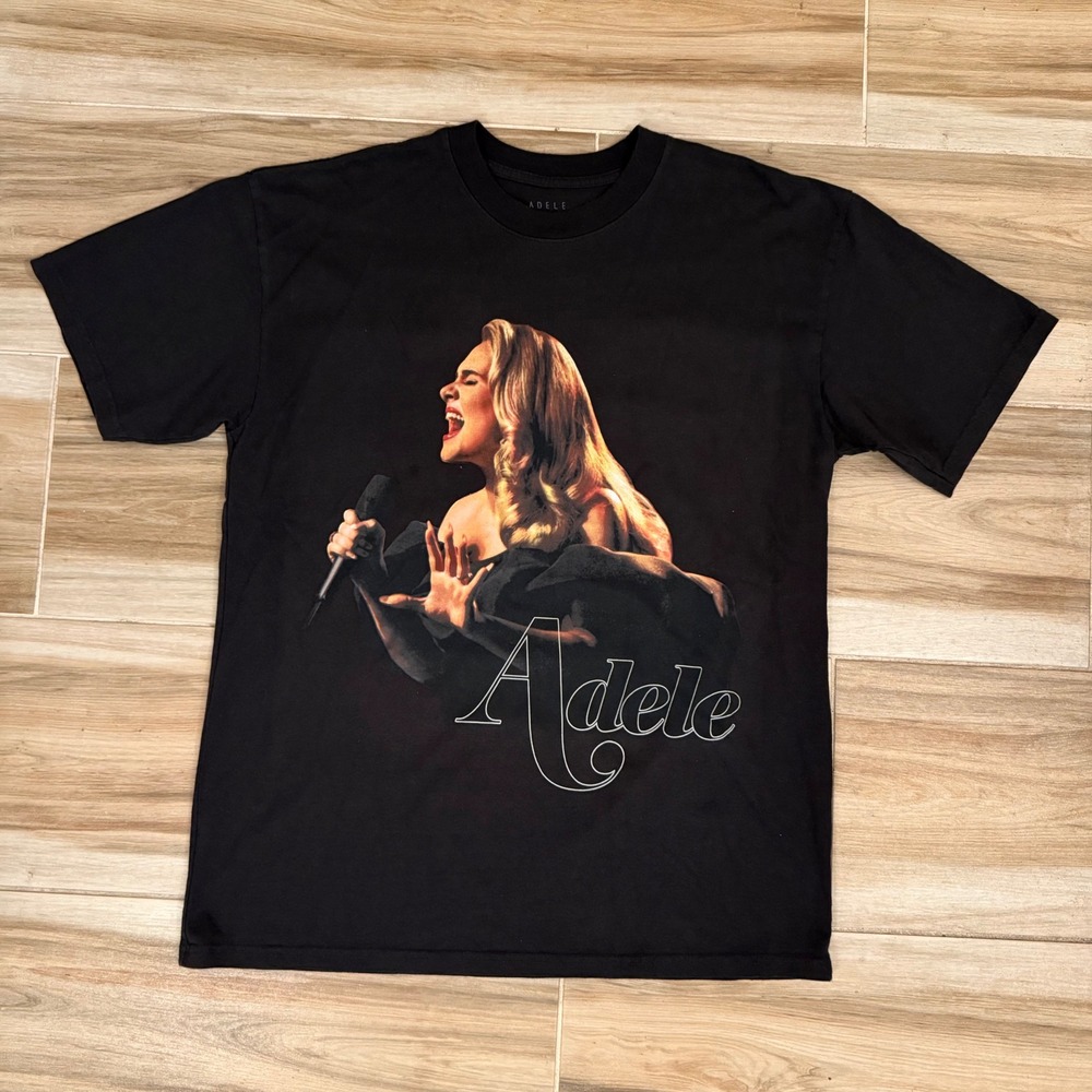 Adele Weekends With Adele Las Vegas Residency Concert T-Shirt Black Large NEW